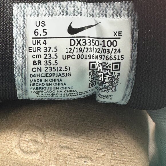 Women's Nike Air Zoom Pegasus 39 White-Volt-Bright Crimson DX3350-100 Size 6.5 - Picture 11 of 12